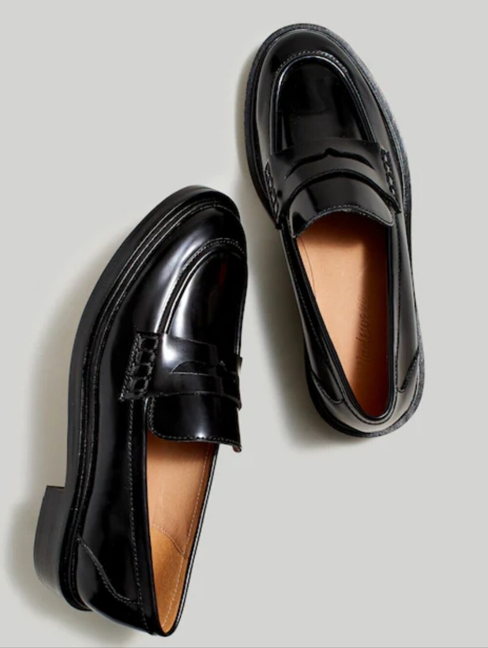 Madewell Vernon Loafer In Classic Black Size 10